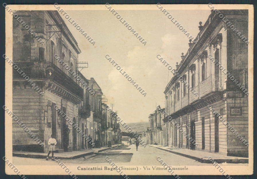 Agrigento Canicattì PIEGA FG cartolina ZF6490 – fronte