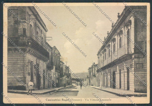 Agrigento Canicattì PIEGA FG cartolina ZF6490 – fronte