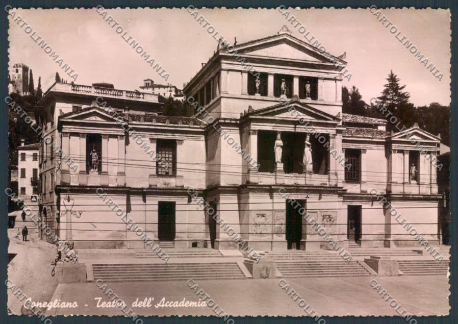 Treviso Conegliano Teatro Foto FG cartolina ZF6494 – fronte