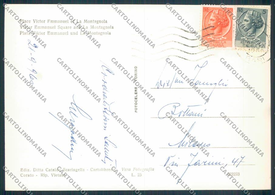 Bari Corato Foto FG cartolina ZF6508 – retro