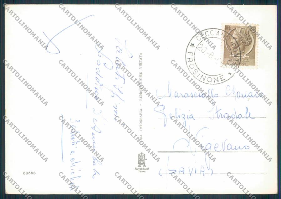 Frosinone Ceccano Foto FG cartolina ZF6546 – retro