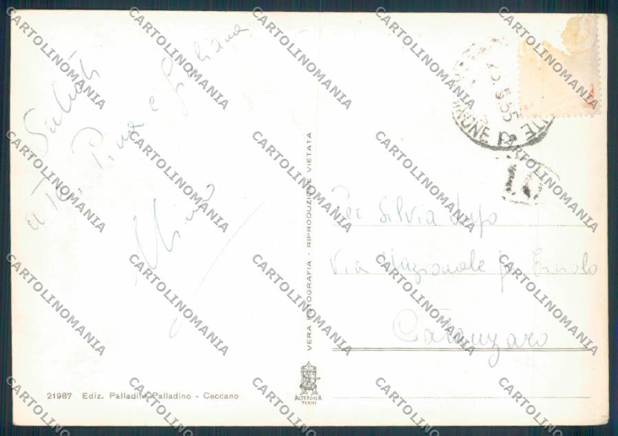 Frosinone Ceccano Foto FG cartolina ZF6548 – retro