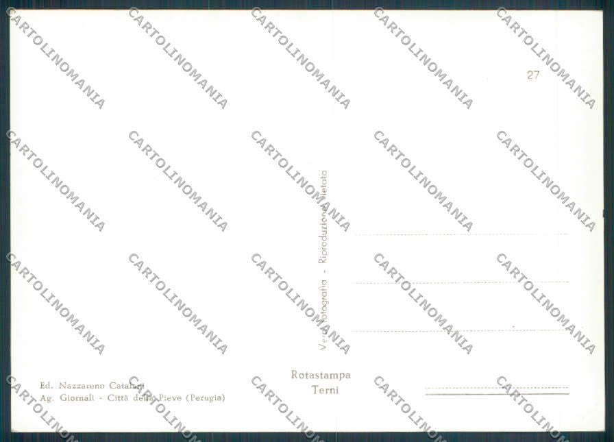 Perugia Città della Pieve Foto FG cartolina ZF6569 – retro