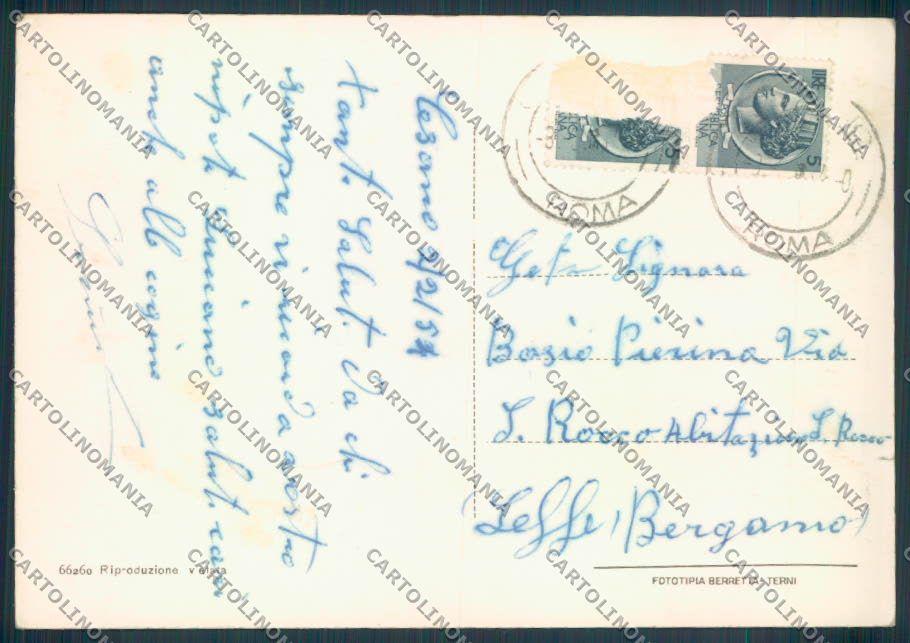 Roma Cesano di Scuola Fanteria FG cartolina ZF6572 – retro