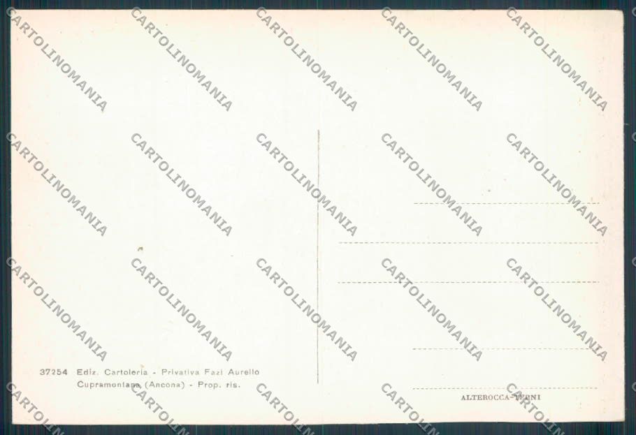 Ancona Cupramontana Alterocca FG cartolina ZF6576 – retro