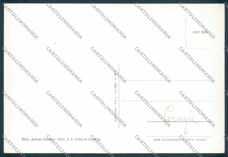 Perugia Città di Castello Garibaldi FG cartolina ZF6588 – retro