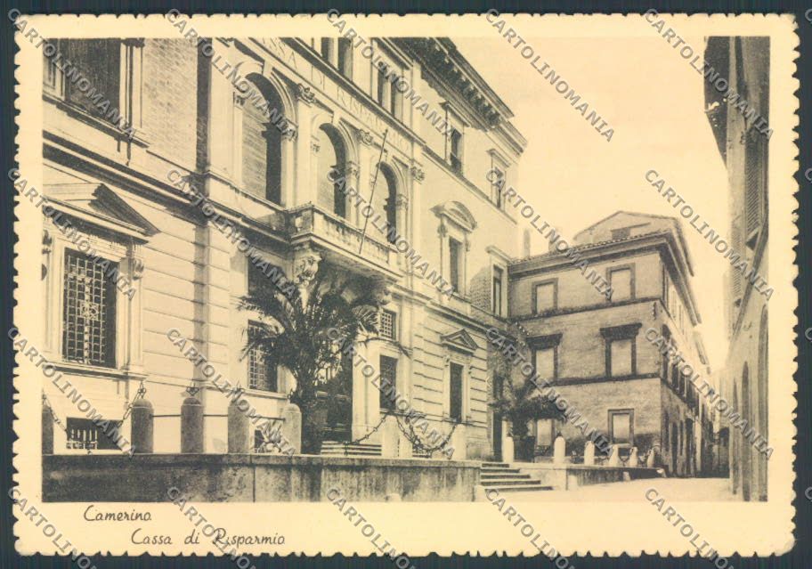 Macerata Camerino Banca FG cartolina ZF6596 – fronte