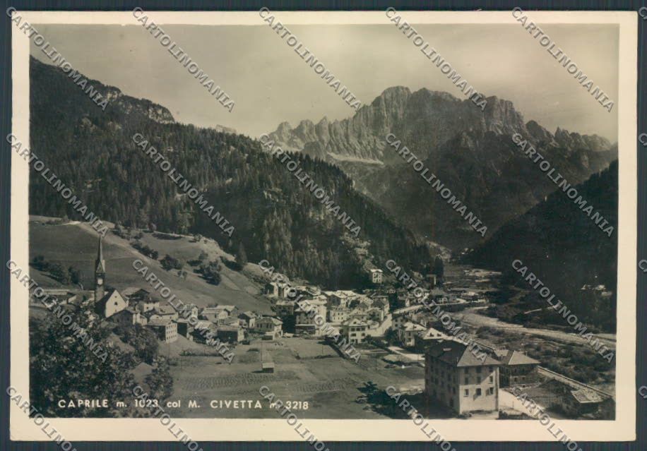 Belluno Alleghe Caprile Foto FG cartolina ZF6605 – fronte