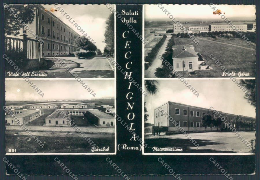 Roma Cecchignola Caserma FORI Foto FG cartolina ZF6631 – fronte