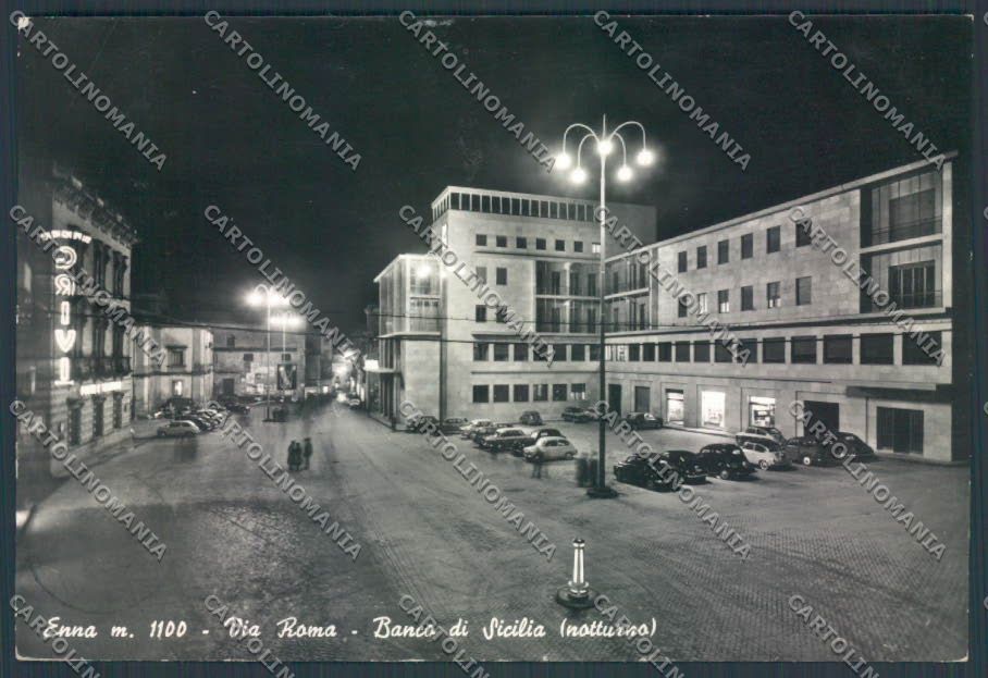 Enna Città Banca Foto FG cartolina ZF6652 – fronte