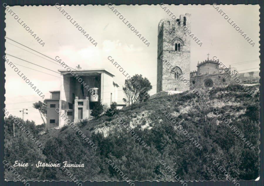Trapani Erice Stazione Funivia Foto FG cartolina ZF6656 – fronte