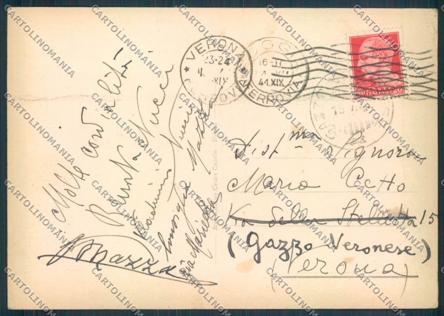 Foggia Città Uffici Statali FG cartolina ZF6662 – retro