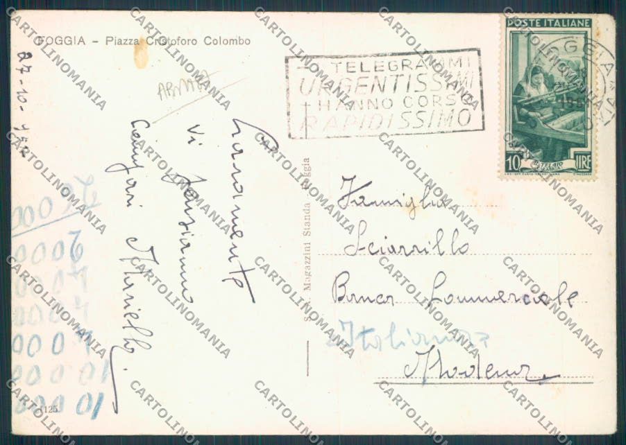 Foggia Città ABRASA FG cartolina ZF6668 – retro