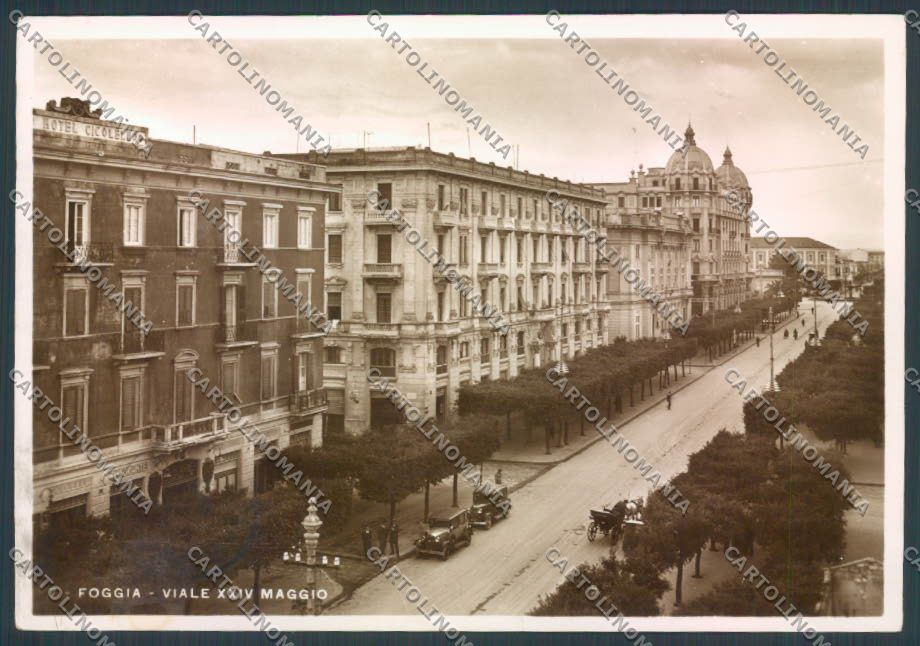 Foggia Città Viale XXIV Maggio Foto FG cartolina ZF6676 – fronte