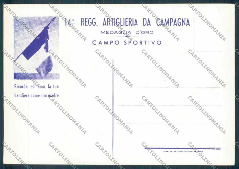 Foggia Città Artiglieria Foto FG cartolina ZF6691 – retro