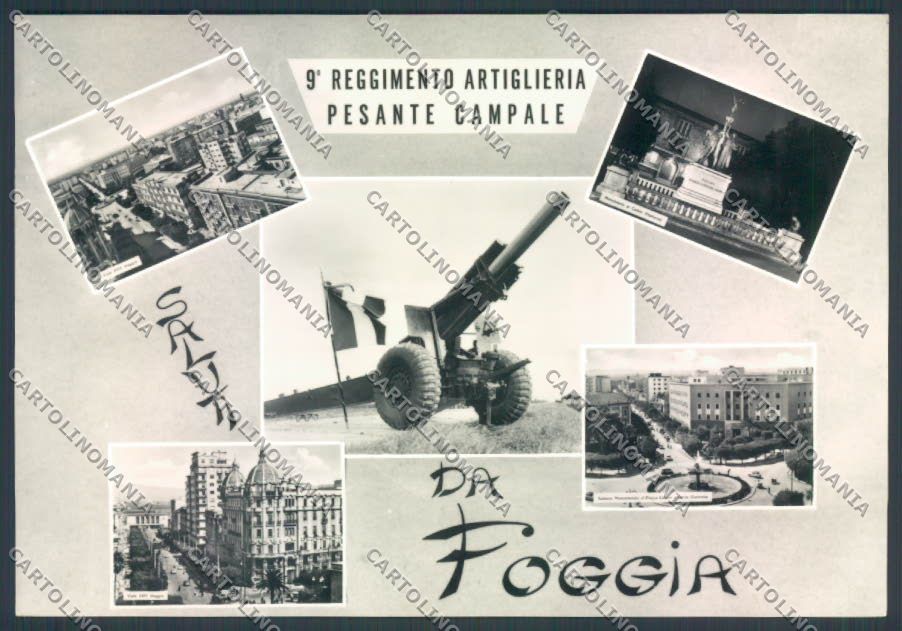 Foggia Città Artiglieria Foto FG cartolina ZF6694 – fronte
