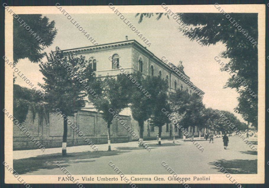 Pesaro Fano Caserma Paolini FG cartolina ZF6703 – fronte