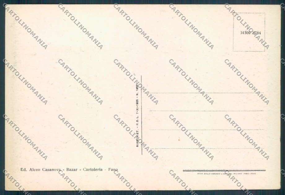 Pesaro Fano Porto FG cartolina ZF6713 – retro
