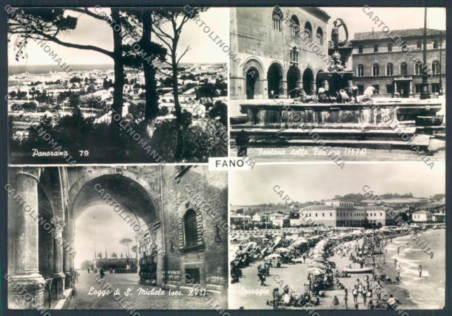 Pesaro Fano Foto FG cartolina ZF6733 – fronte