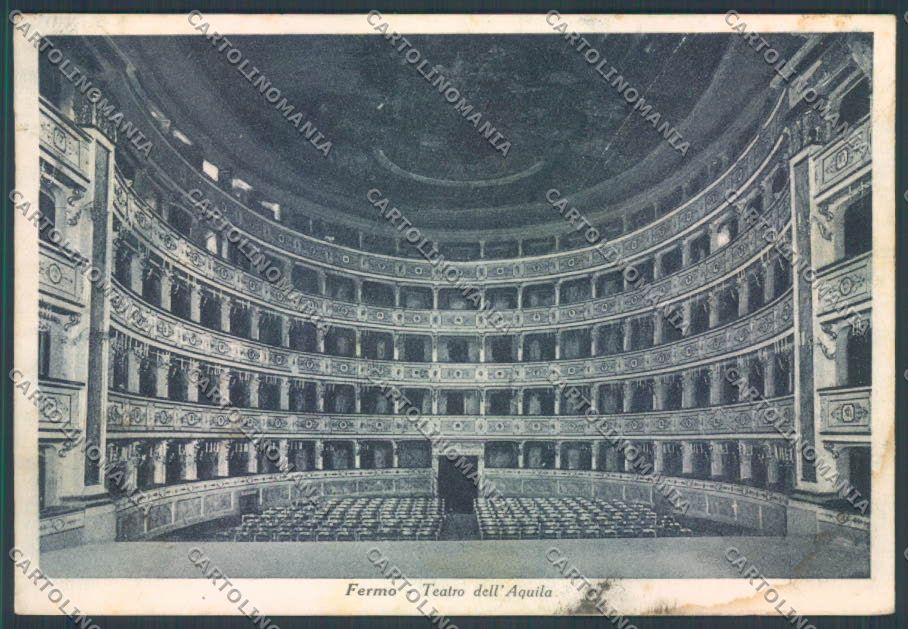 Ascoli Piceno Fermo Programma Teatro FG cartolina ZF6738 – fronte