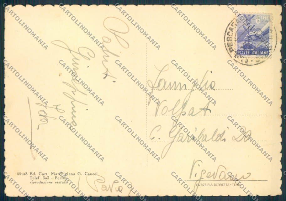 Ascoli Piceno Fermo Girfalco FG cartolina ZF6741 – retro