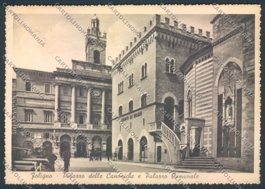 Perugia Foligno Banca FG cartolina ZF6747 – fronte