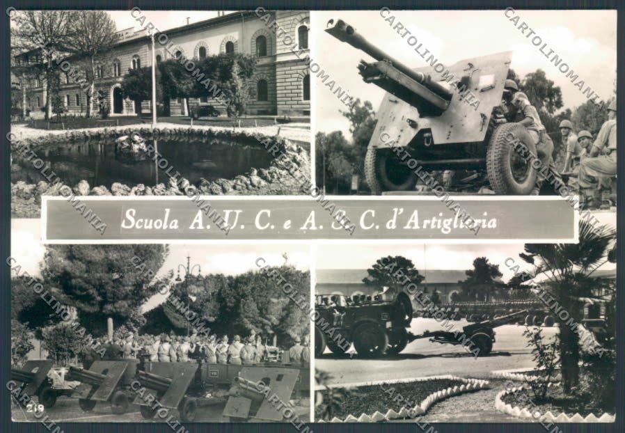 Perugia Foligno Scuola Artiglieria Foto FG cartolina ZF6762 – fronte