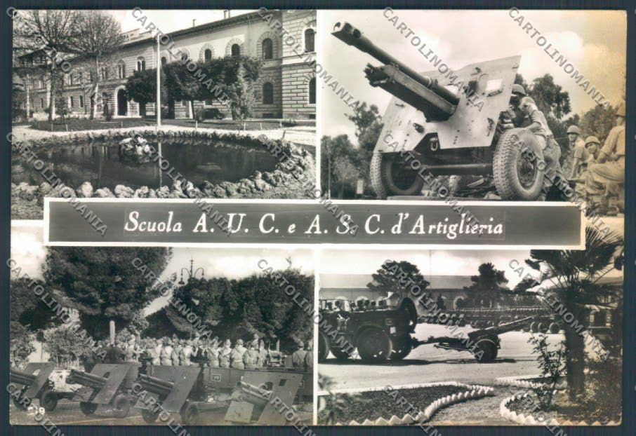 Perugia Foligno Scuola Artiglieria Foto FG cartolina ZF6764 – fronte