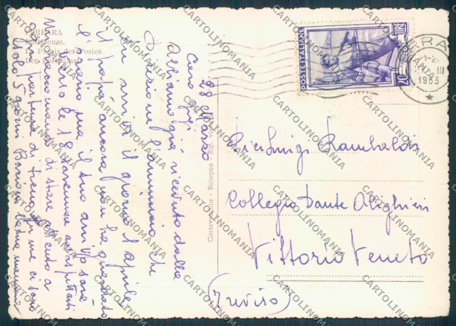 Ferrara Città Poste FG cartolina ZF6777 – retro