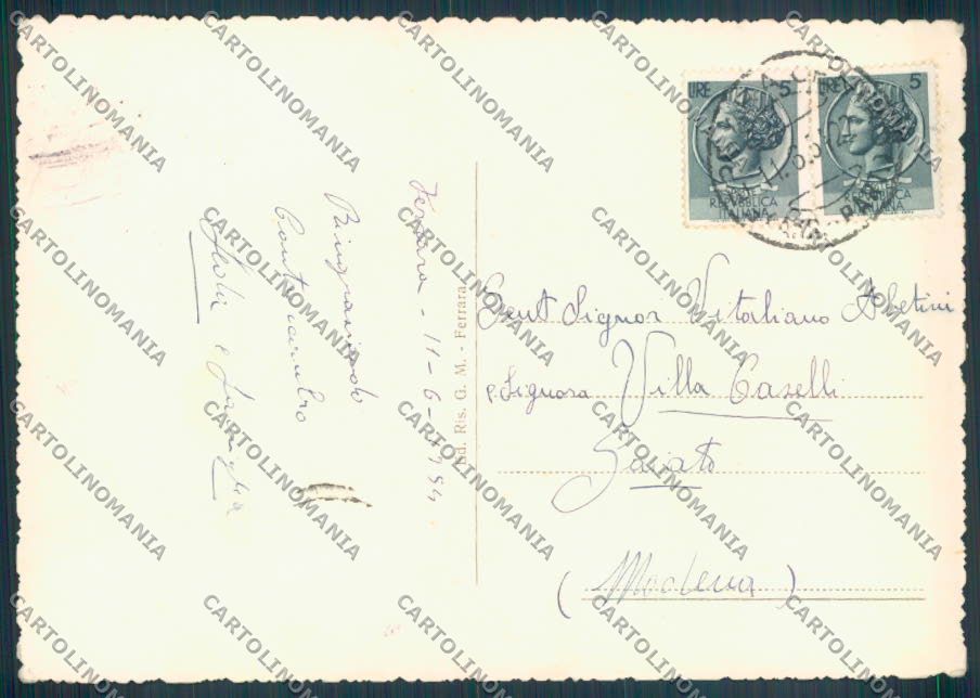 Ferrara Città Filovia Foto FG cartolina ZF6789 – retro