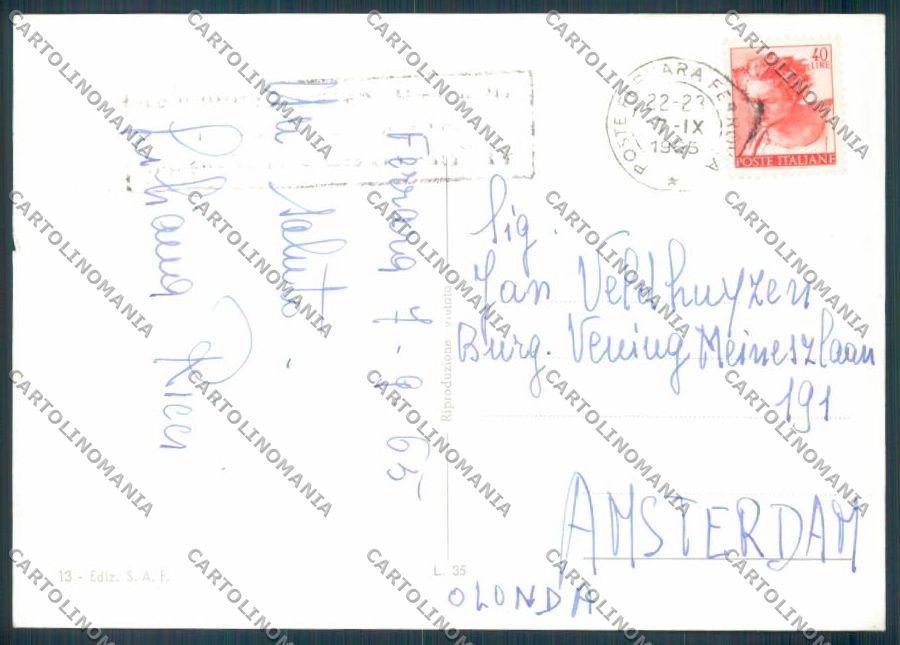 Ferrara Città Foto FG cartolina ZF6793 – retro