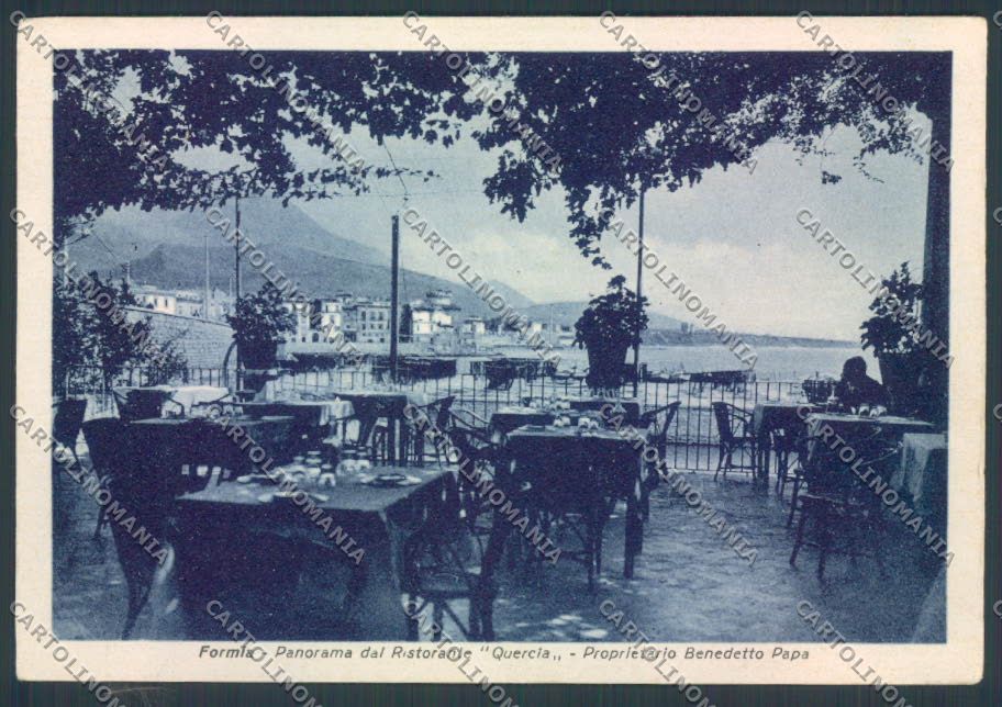 Latina Formia Ristorante Quercia FG cartolina ZF6800 – fronte