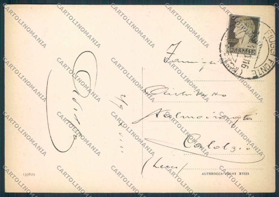 Frosinone Fiuggi FG cartolina ZF6805 – retro