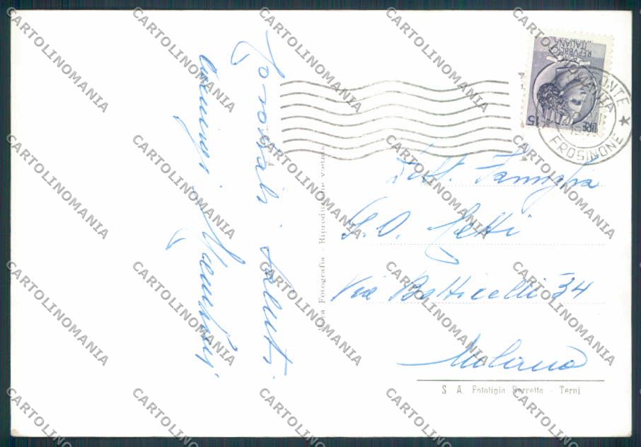 Frosinone Fiuggi Foto FG cartolina ZF6814 – retro