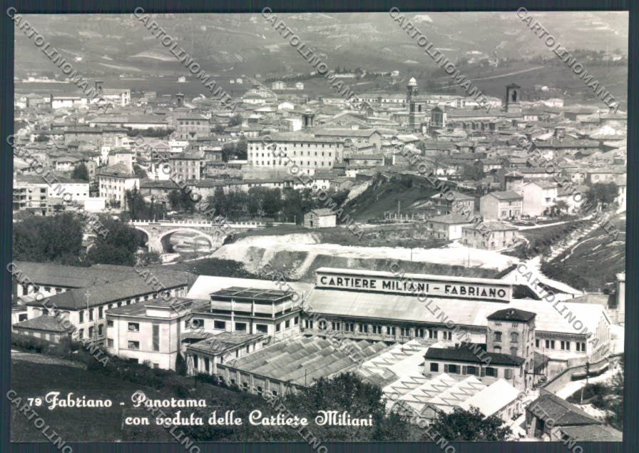 Ancona Fabriano Stabilimento Foto FG cartolina ZF6820 – fronte