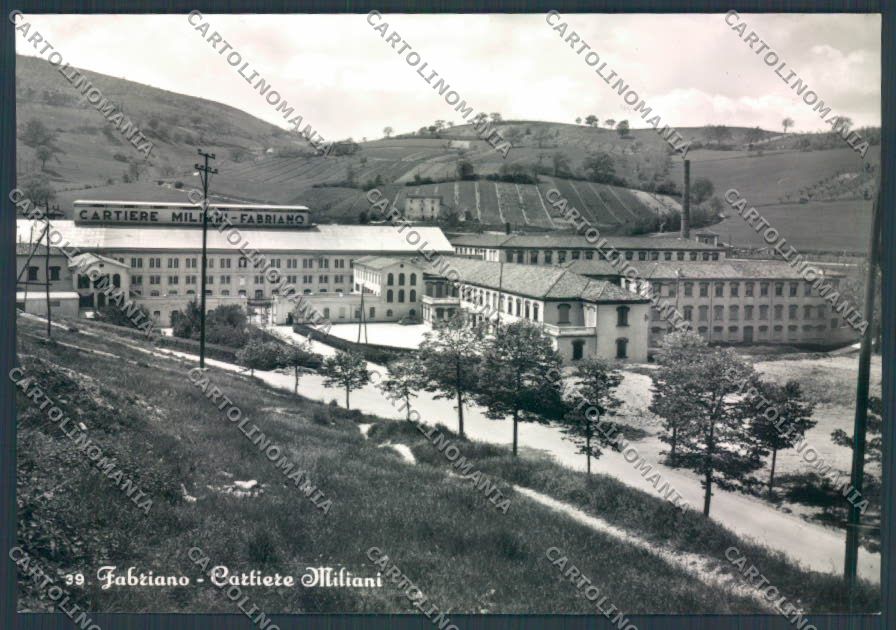 Ancona Fabriano Stabilimento Foto FG cartolina ZF6821 – fronte