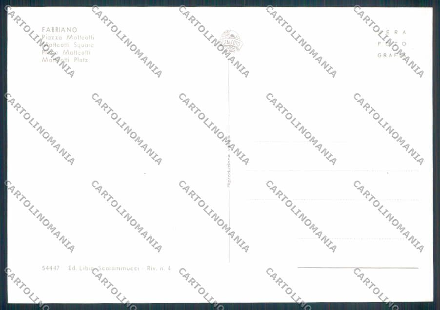 Ancona Fabriano Foto FG cartolina ZF6822 – retro