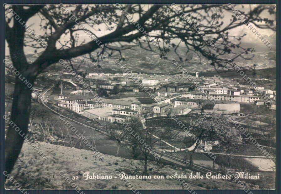Ancona Fabriano Stabilimento Foto FG cartolina ZF6825 – fronte