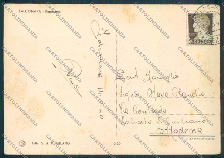 Ancona Falconara FG cartolina ZF6830 – retro