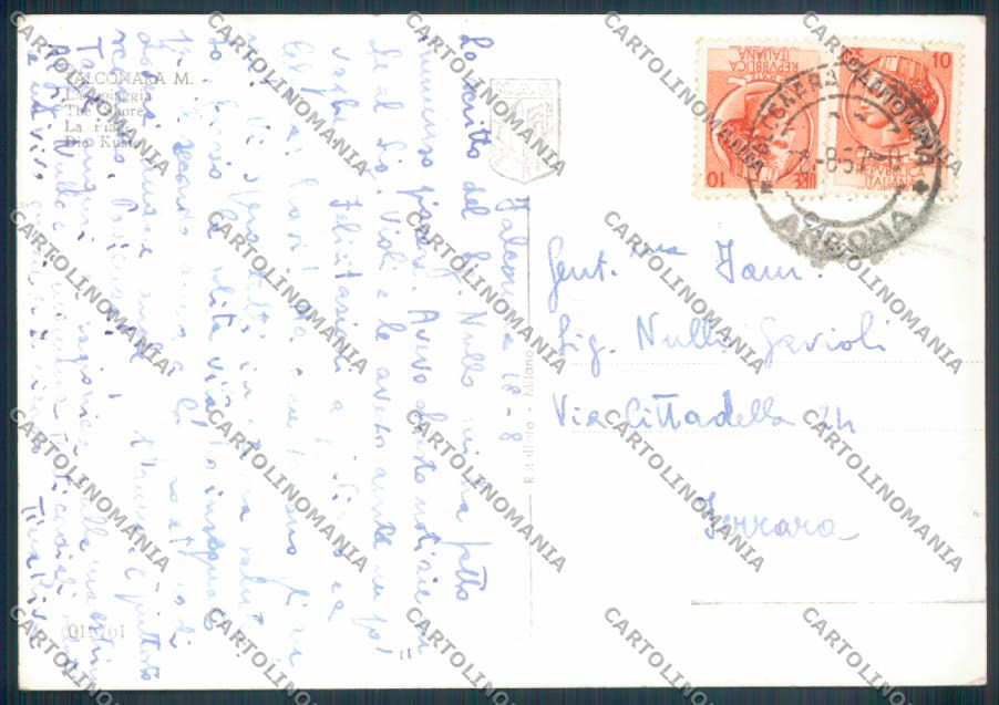 Ancona Falconara Foto FG cartolina ZF6832 – retro