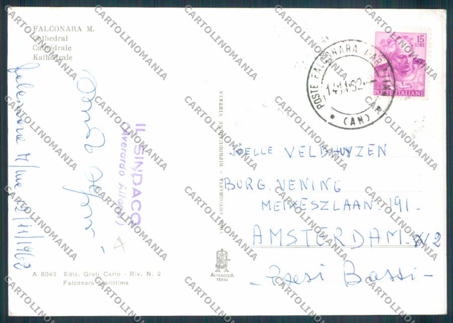 Ancona Falconara Foto FG cartolina ZF6836 – retro