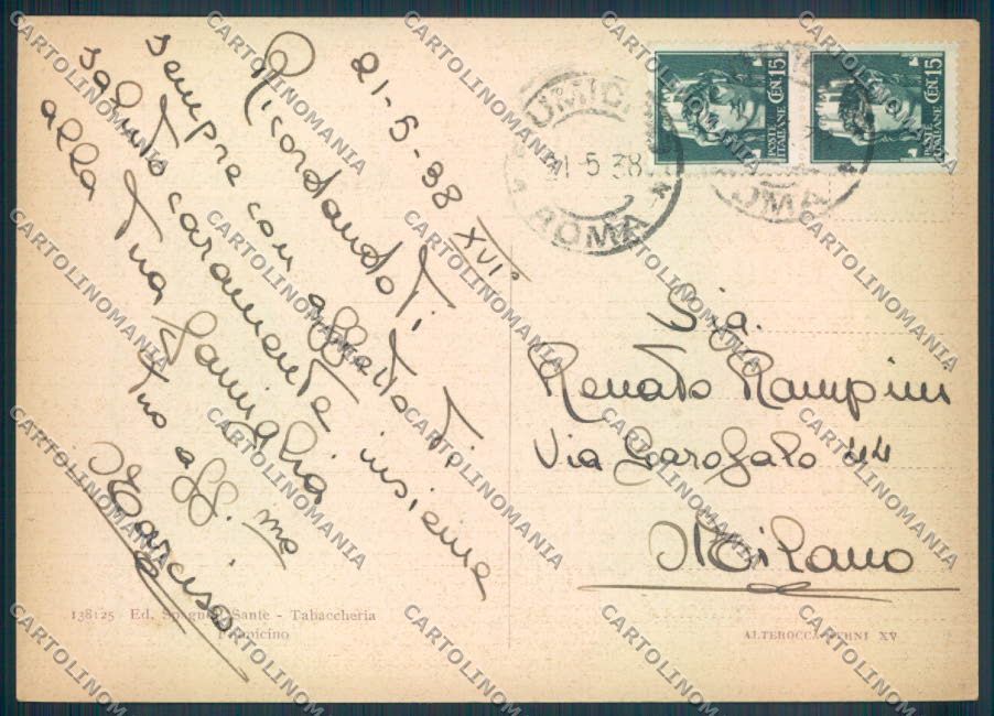 Roma Fiumicino FG cartolina ZF6865 – retro