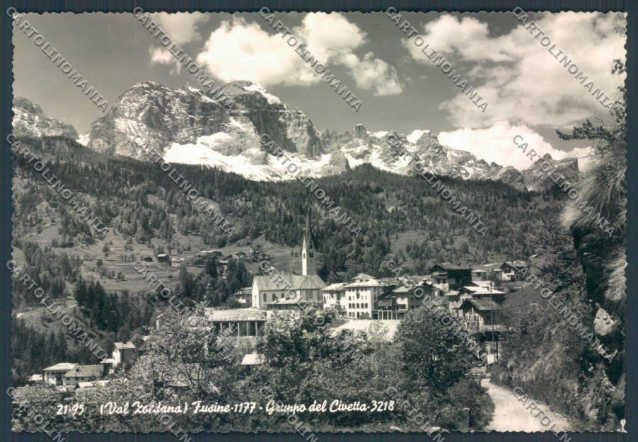 Belluno Val Zoldana Fusine Foto FG cartolina ZF6871 – fronte