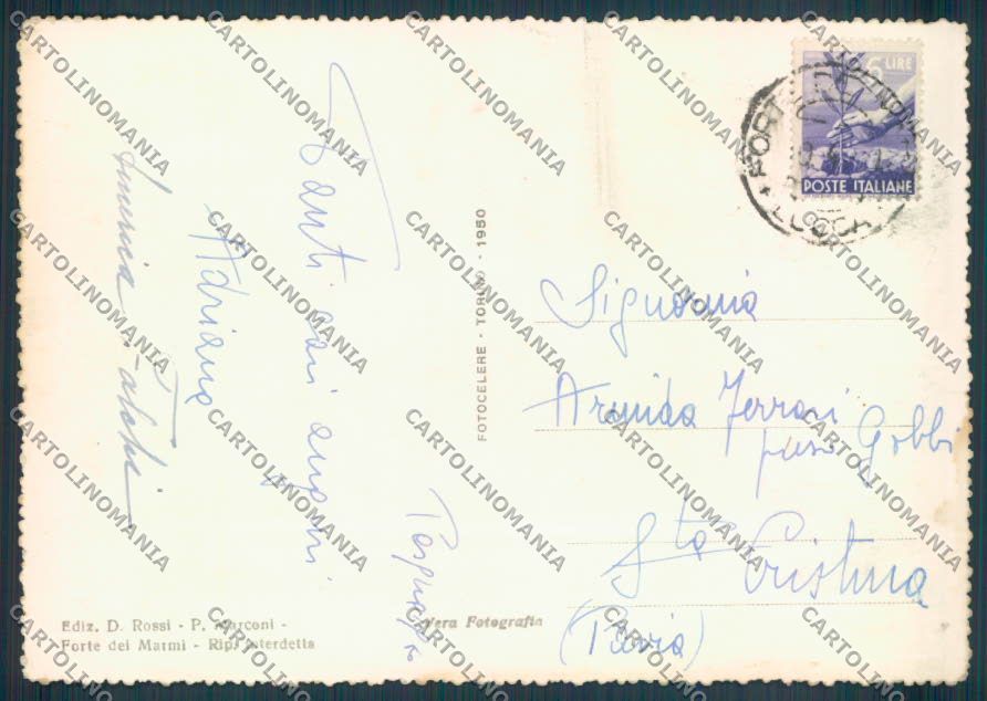 Lucca Forte dei Marmi Foto FG cartolina ZF6875 – retro