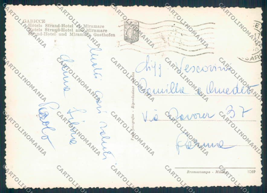 Pesaro Gabicce Foto FG cartolina ZF6881 – retro