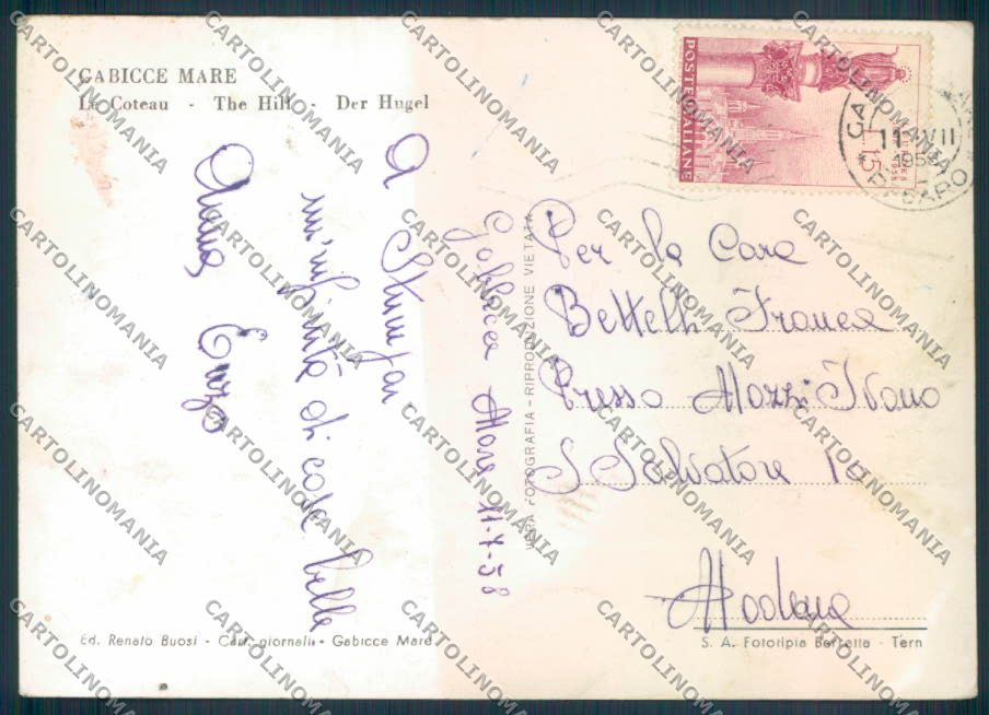 Pesaro Gabicce Foto FG cartolina ZF6890 – retro