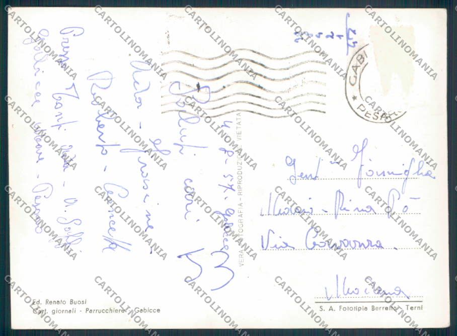 Pesaro Gabicce Foto FG cartolina ZF6893 – retro