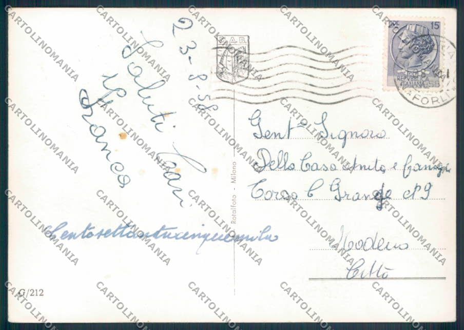 Pesaro Gabicce Foto FG cartolina ZF6901 – retro