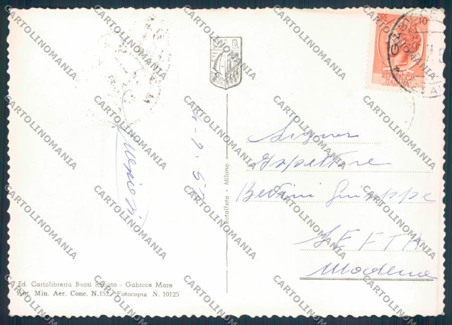 Pesaro Gabicce Foto FG cartolina ZF6903 – retro