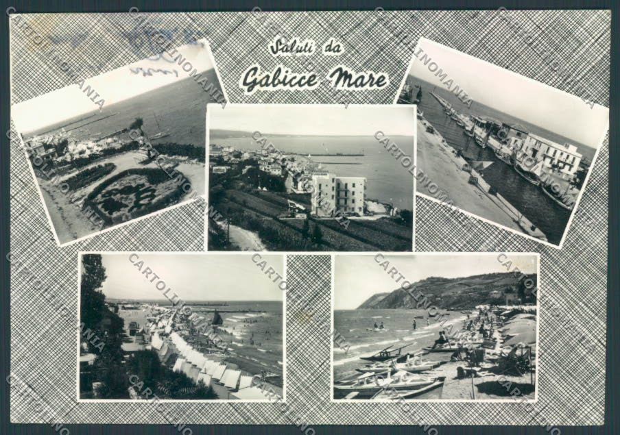 Pesaro Gabicce Saluti da PIEGA Foto FG cartolina ZF6905 – fronte